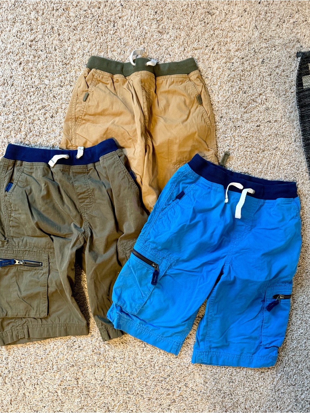 Lot of 3 Hanna Andersson Cargo Shorts
